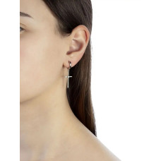 Ականջօղեր "Խաչ ֆիանիտով"