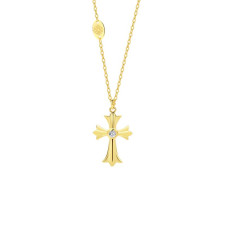 Վզնոց "Կնունքի խաչ" ոսկեջուր